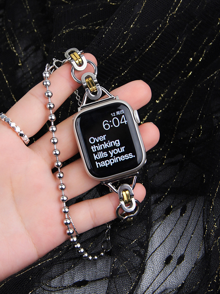 Double Loop Chain Stainless Steel Band for Apple Watch