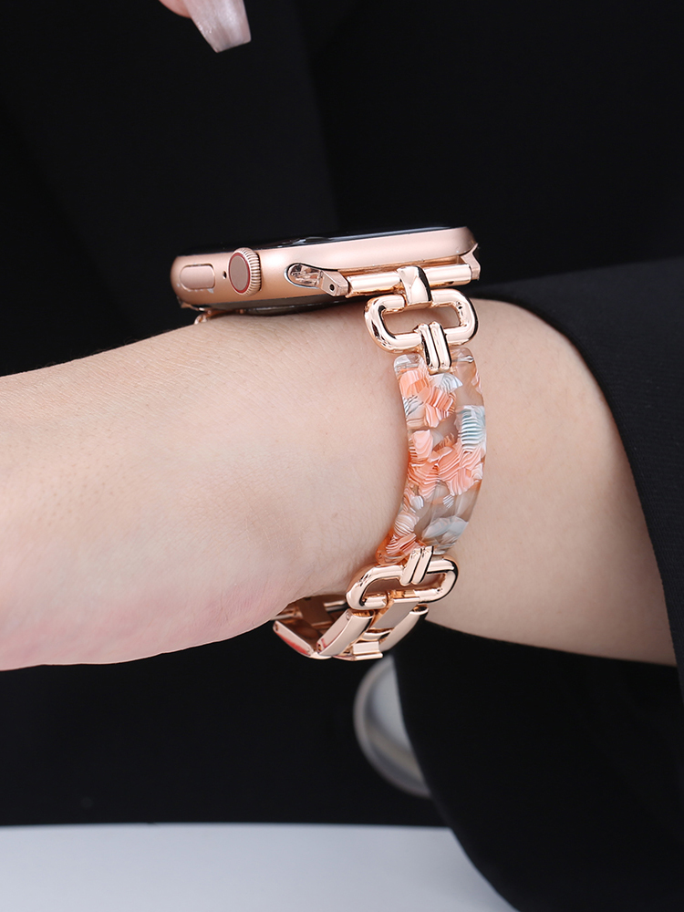 Resin Bracelet Stainless Steel Band