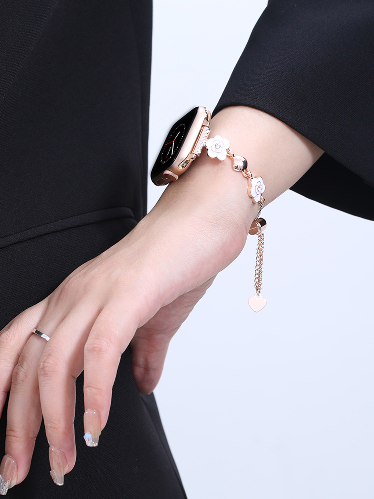 Camellia Chain Stainless Steel Band