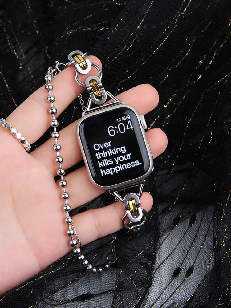 Double Loop Chain Stainless Steel Band for Apple Watch