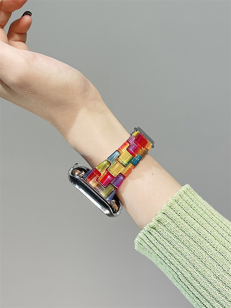 Rainbow Shards Resin Band for Apple Watch
