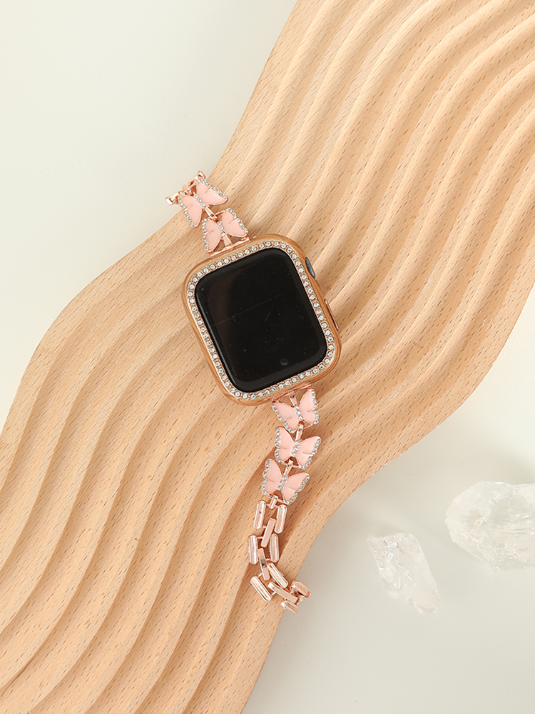 Butterfly with Star Stainless Steel Band