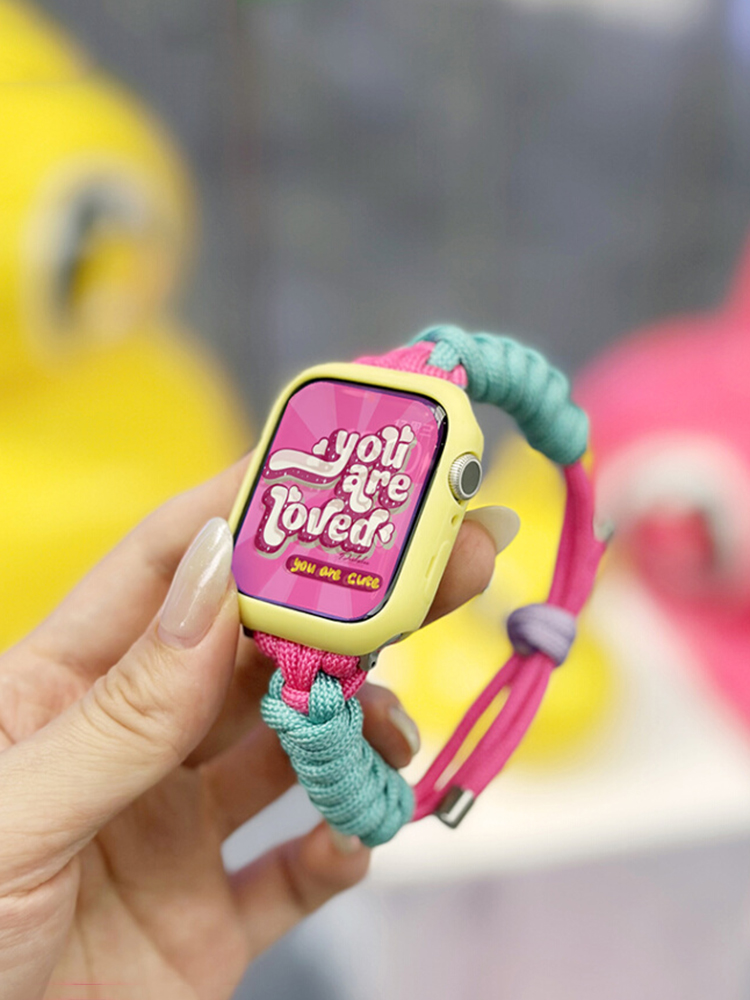 Candy-Colored Paracord Braided Nylon Band