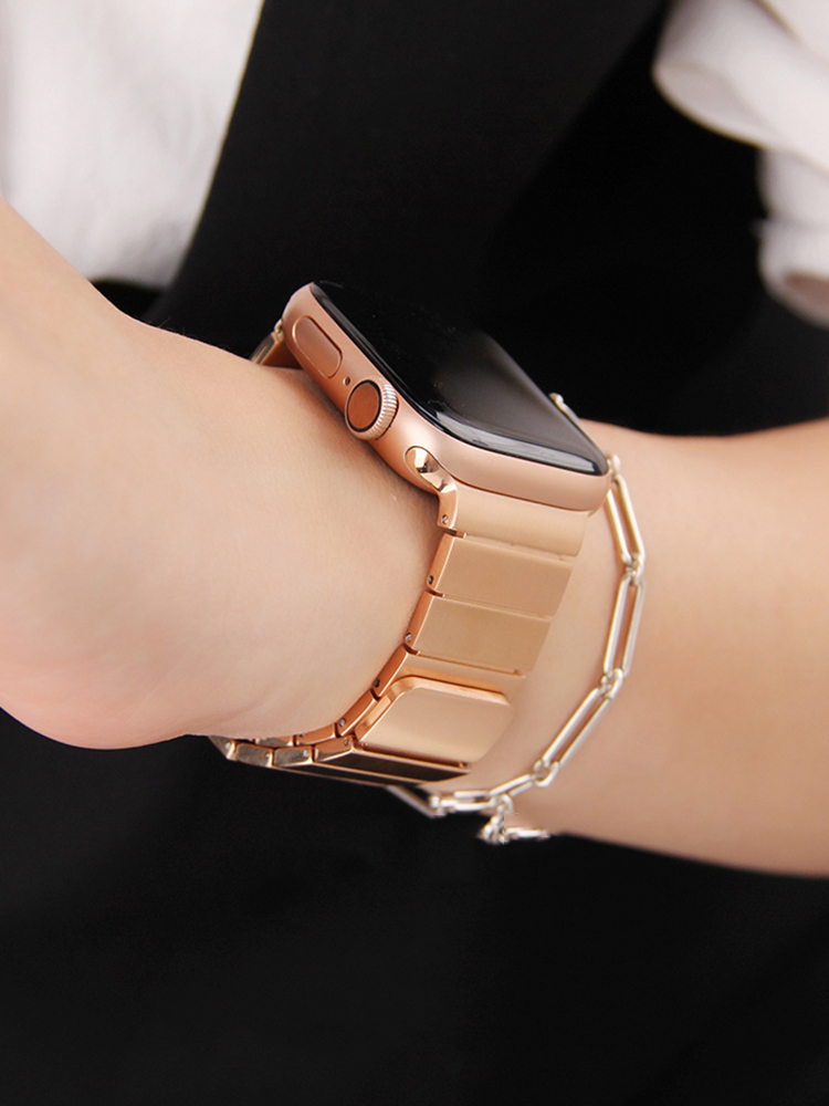 Magnetic 1-link Stainless Steel Band for Apple Watch
