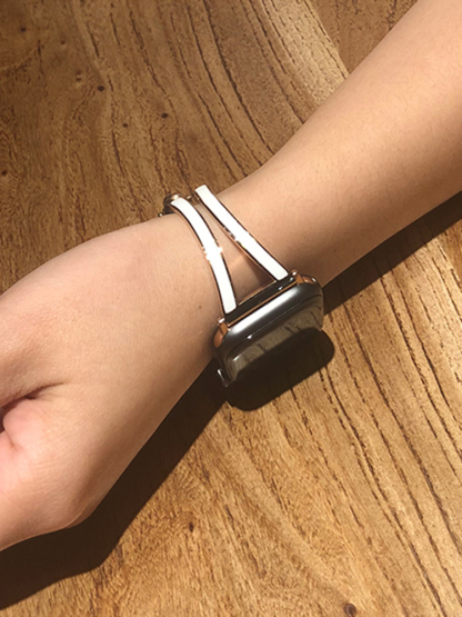 Trim Skeleton Bracelet Stainless Steel Band for Apple Watch