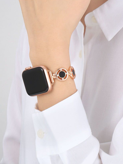 Mother-of-pearl Inlaid Chain Bracelet Band for Apple Watch