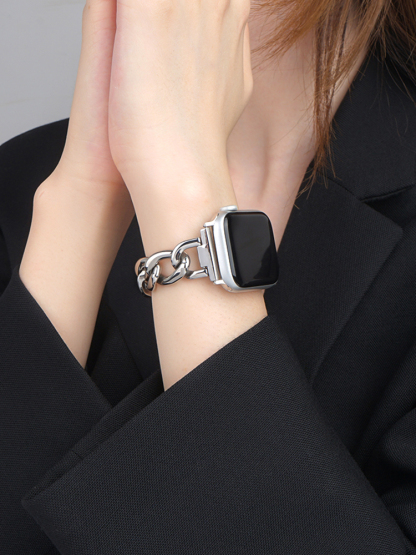 Cuban Link Stainless Steel Band for Apple Watch