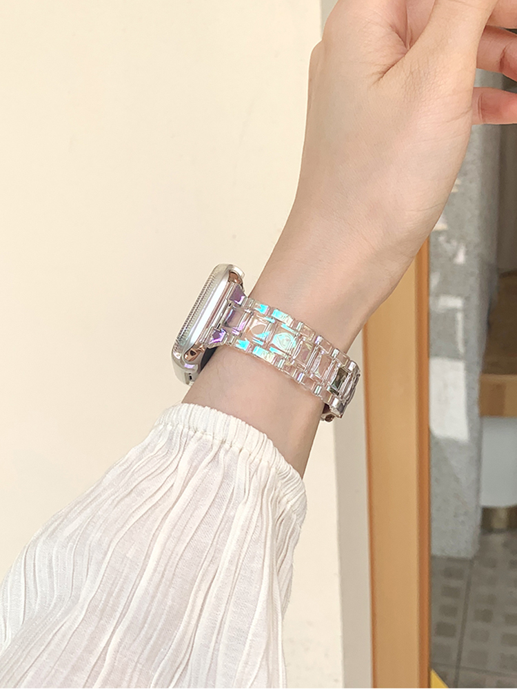 Laser Transparent Resin Band for Apple Watch