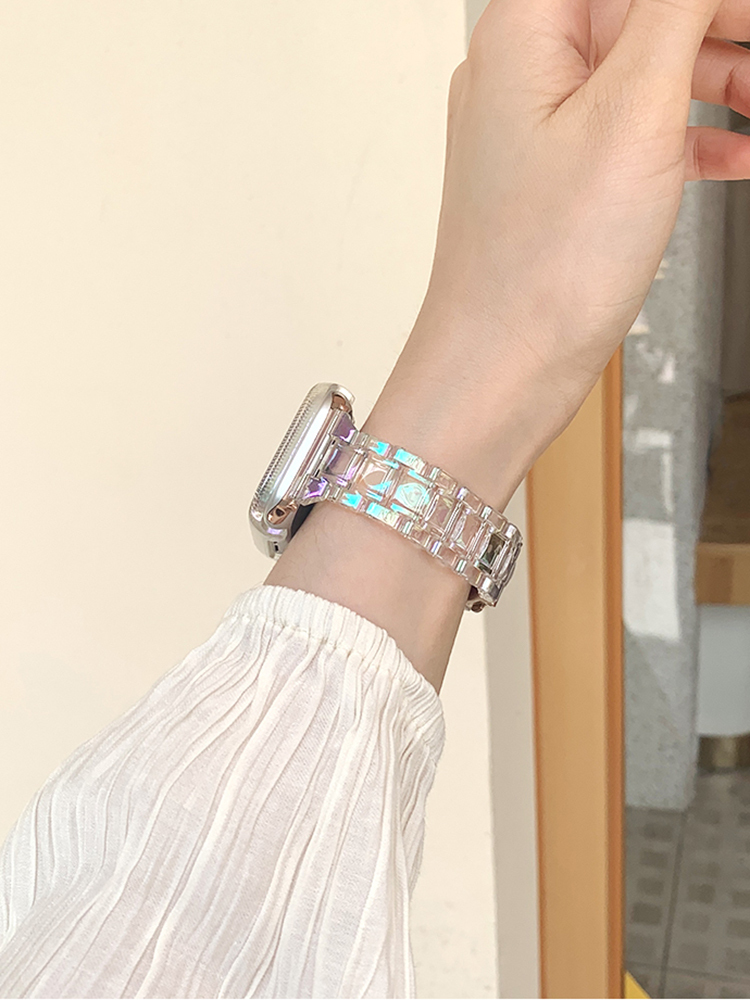 Laser Transparent Resin Band for Apple Watch