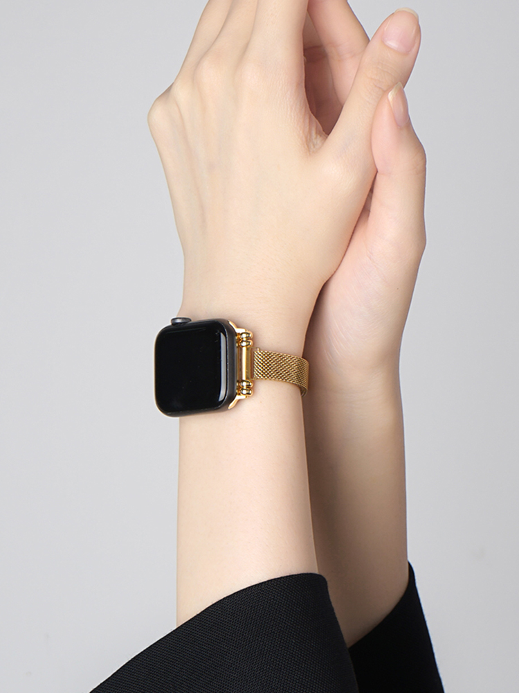 Milan Magnetic Slim Stainless Steel Band for Apple Watch