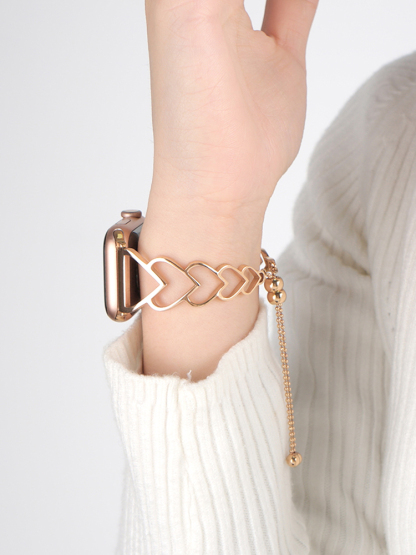 Love Chain Bracelet Stainless Steel Band for Apple Watch