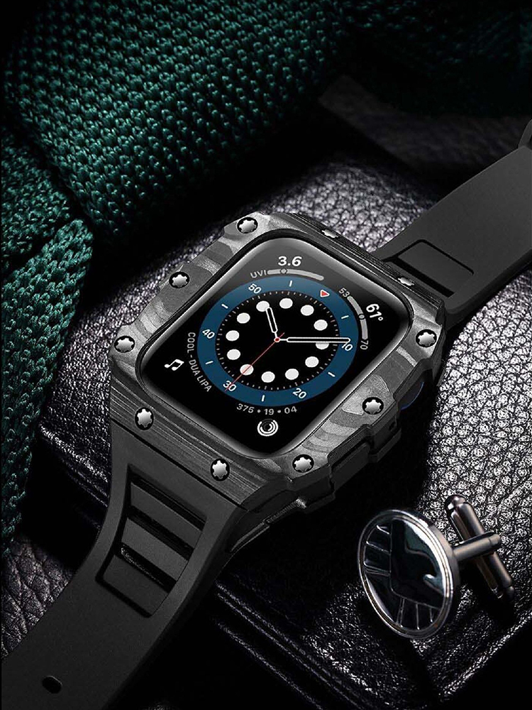 Carbon Fiber Armor Retrofit Kit for Apple Watch