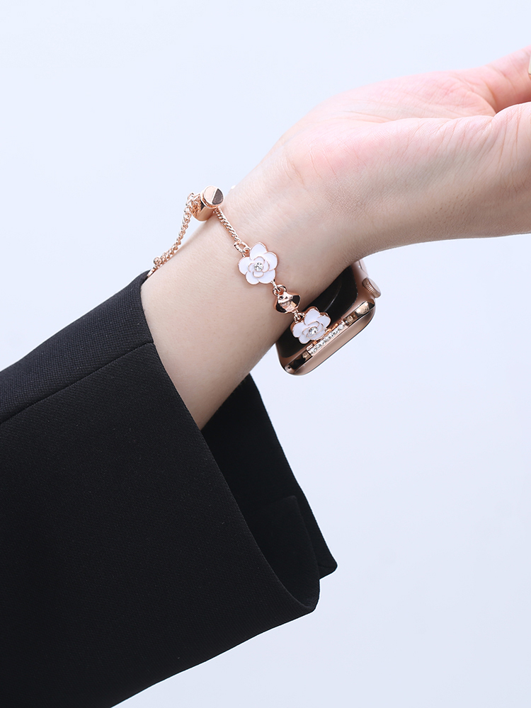 Camellia Chain Stainless Steel Band