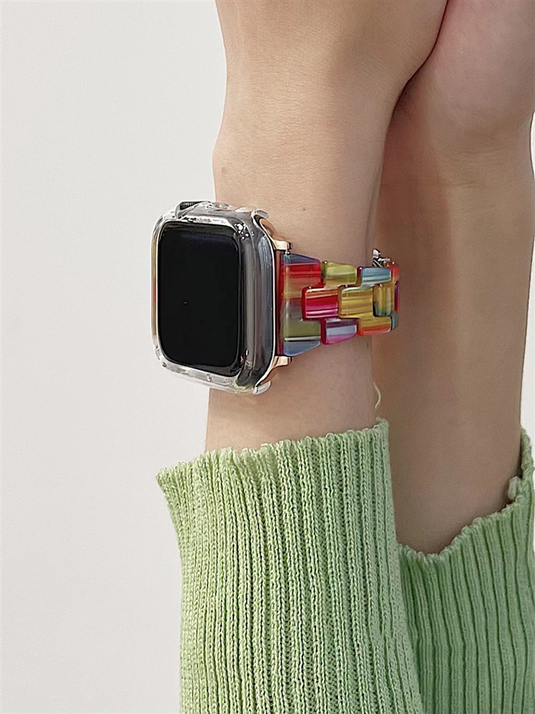 Rainbow Shards Resin Band for Apple Watch