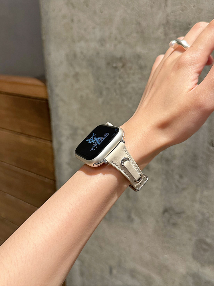 Curved String Leather Band