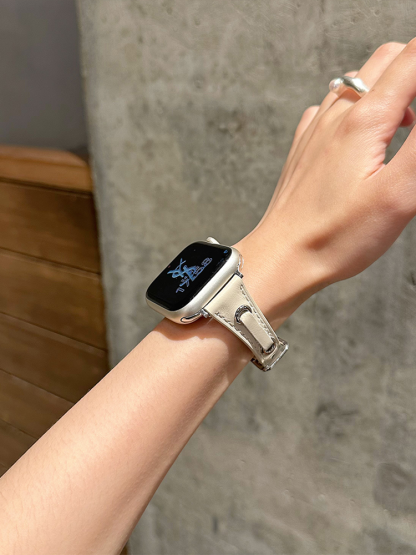 Curved String Leather Band