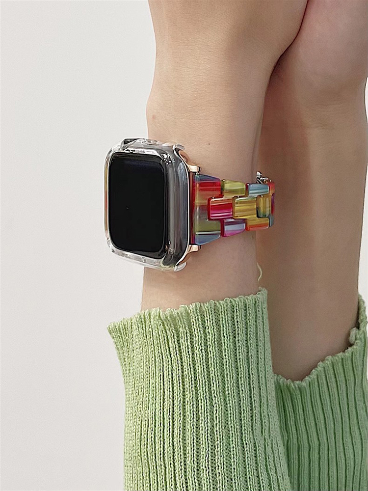Rainbow Shards Resin Band for Apple Watch