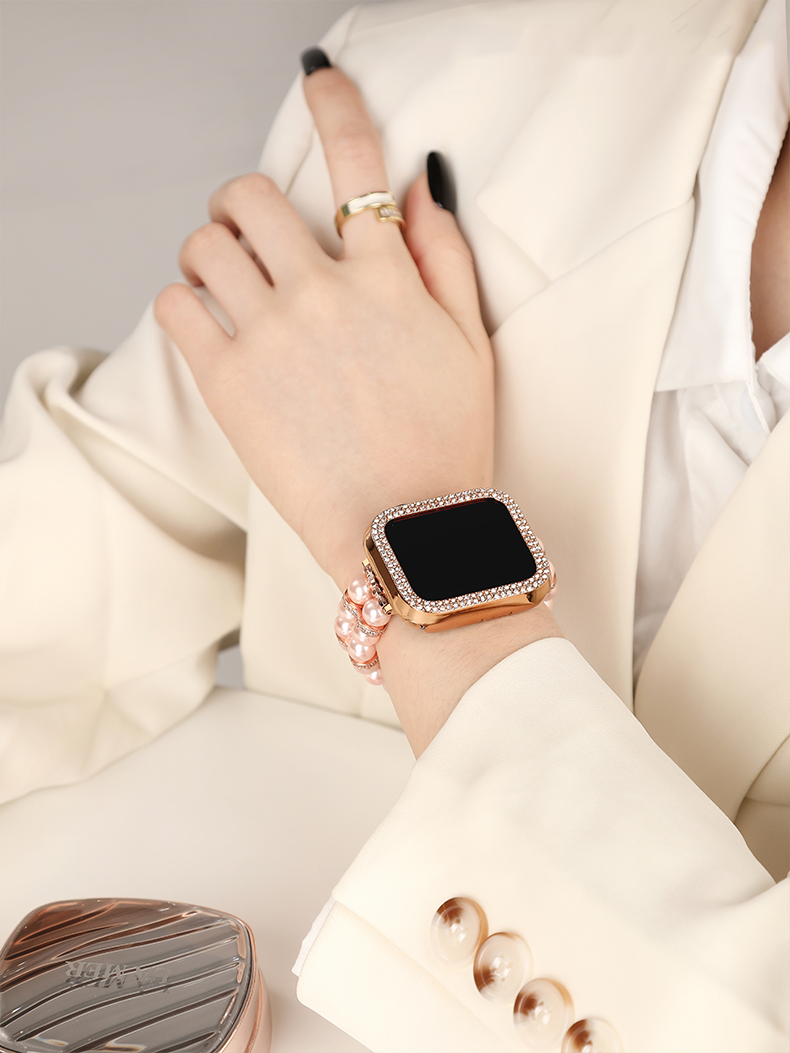 Double Chain Shell Pearl Band for Apple Watch