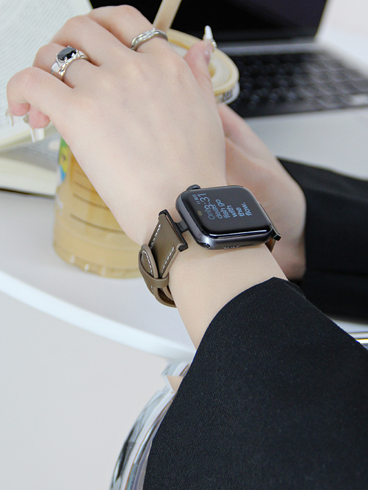 T-joint Design Leather Band for Apple Watch