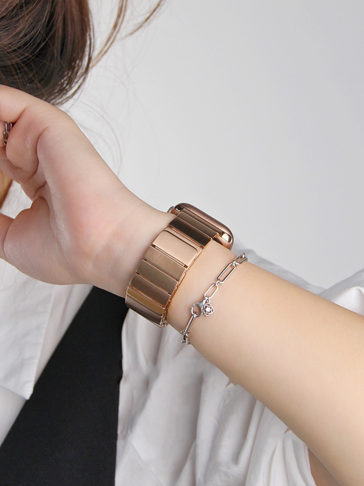 Magnetic 1-link Stainless Steel Band for Apple Watch