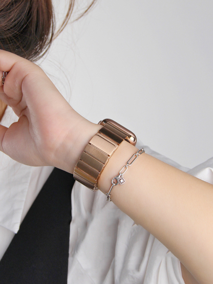 Magnetic 1-link Stainless Steel Band for Apple Watch