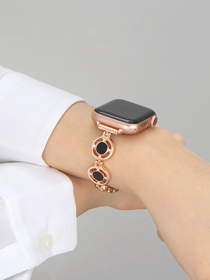 Mother-of-pearl Inlaid Chain Bracelet Band for Apple Watch