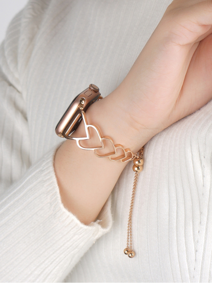 Love Chain Bracelet Stainless Steel Band for Apple Watch