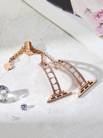 Dewdrop Rhinestone Bracelet Band