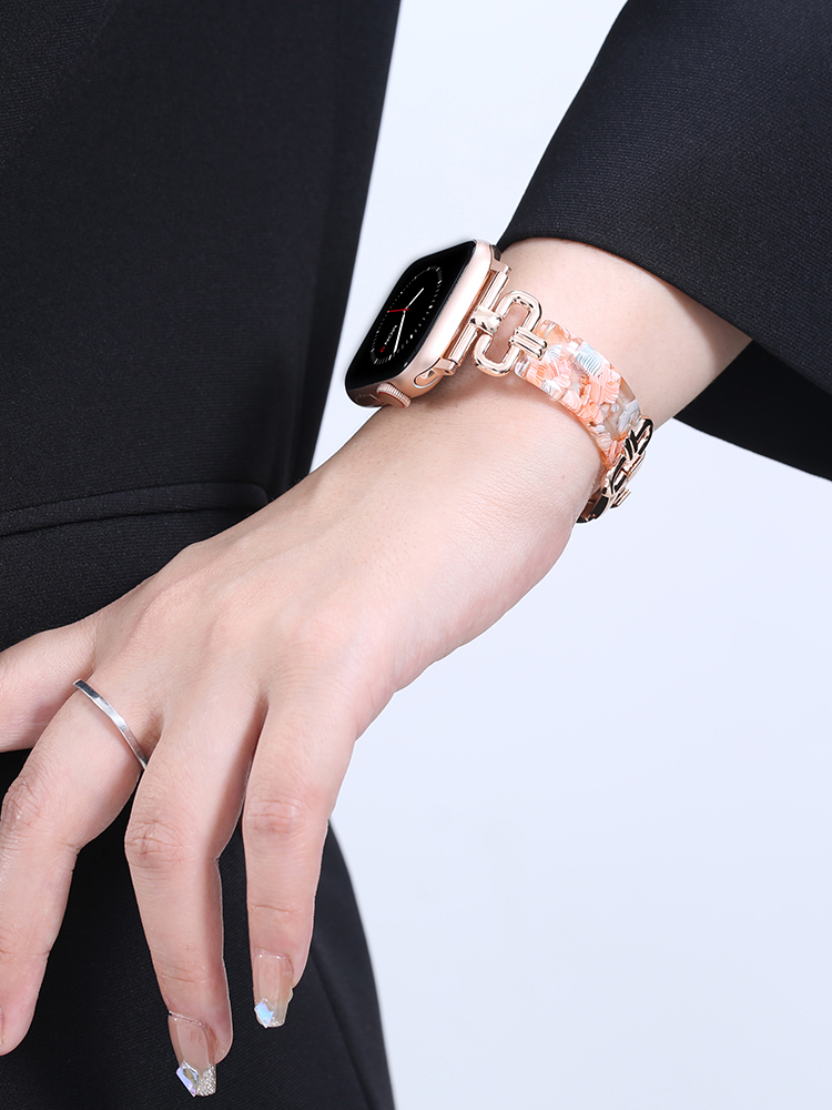 Resin Bracelet Stainless Steel Band