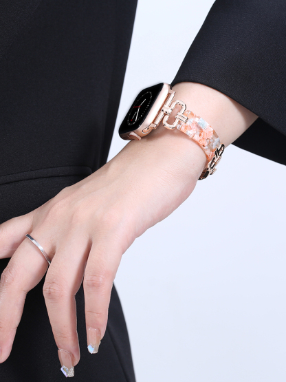 Resin Bracelet Stainless Steel Band