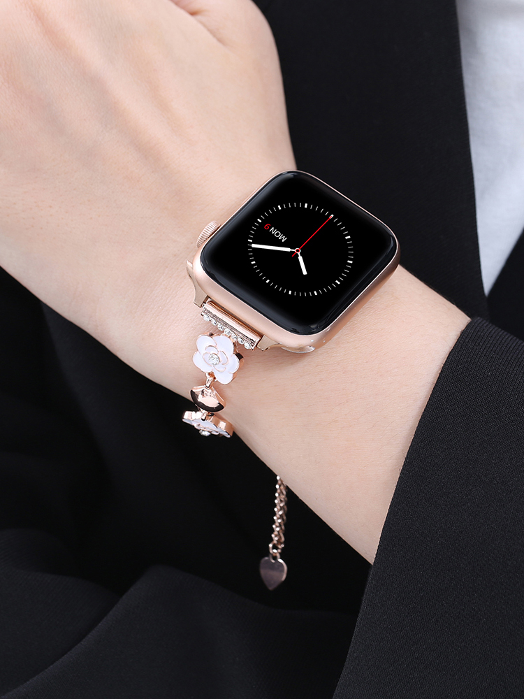 Camellia Chain Stainless Steel Band