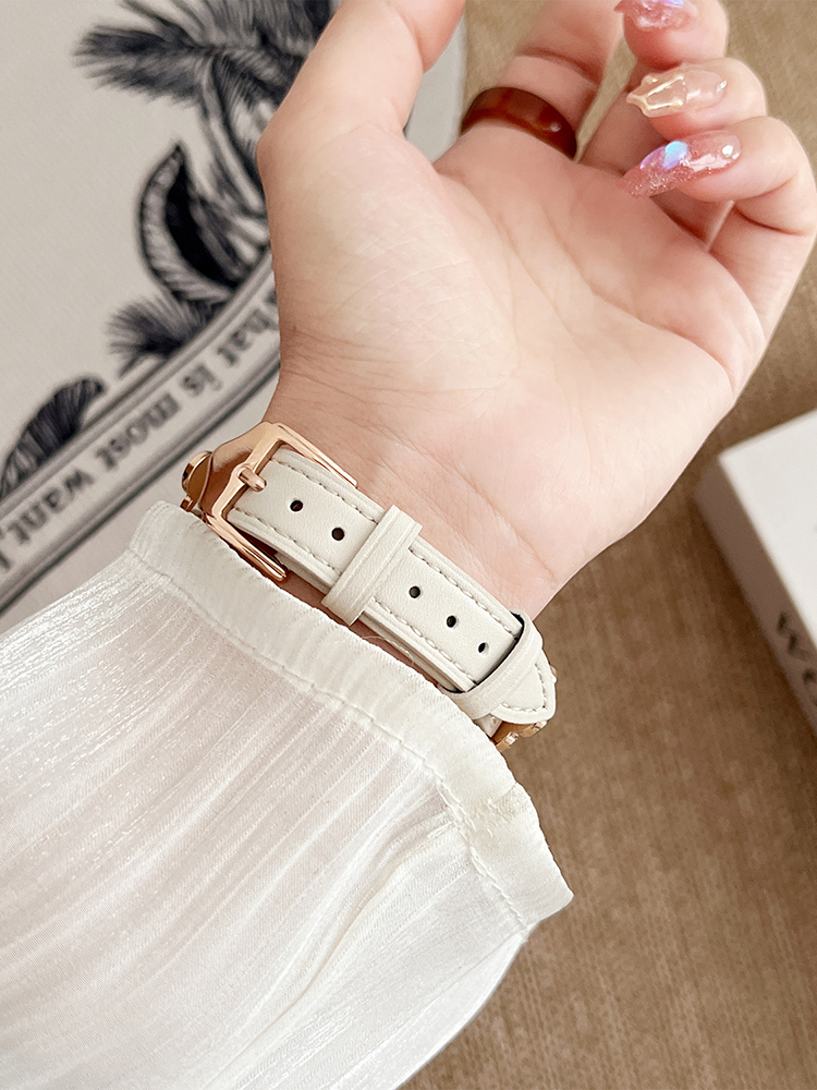 Four-leaf Clover Buckle Leather Band