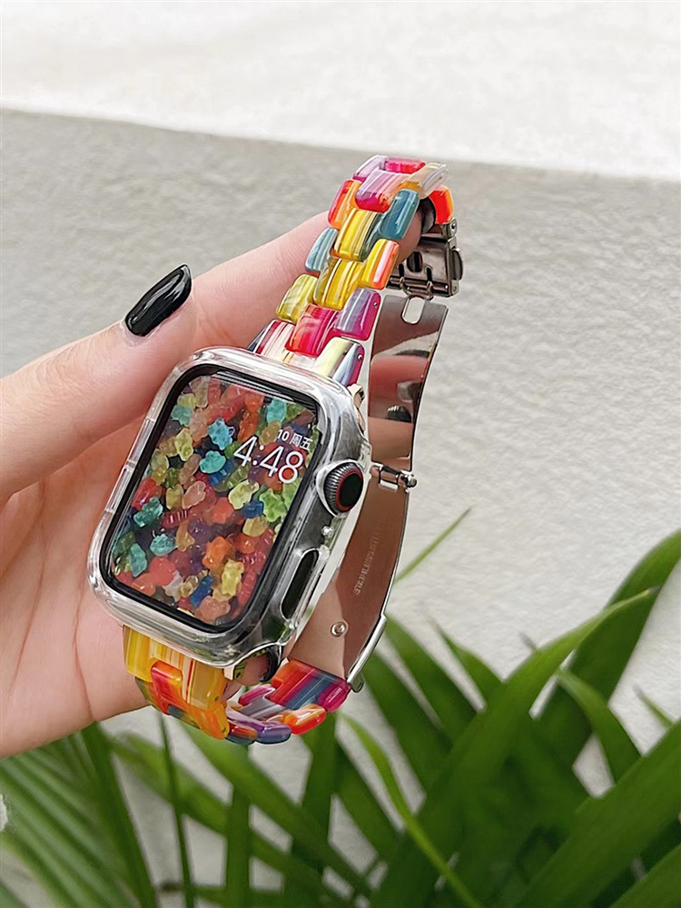 Rainbow Shards Resin Band for Apple Watch