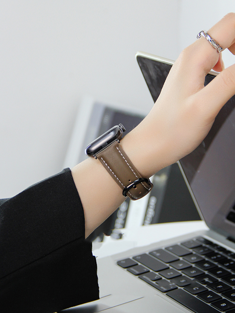 T-joint Design Leather Band for Apple Watch