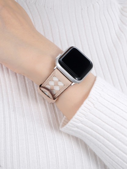 Braided Leather Band for Apple Watch
