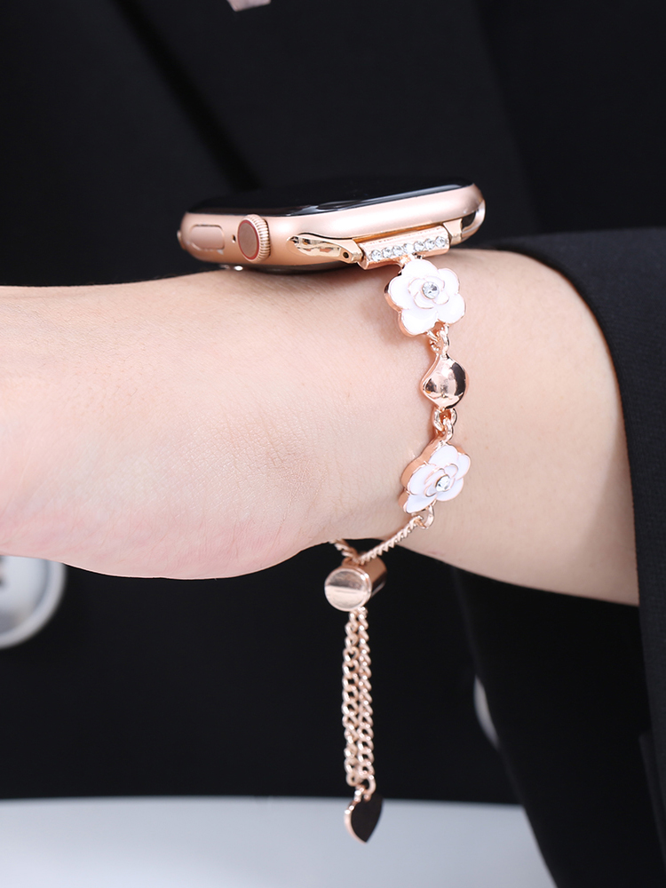 Camellia Chain Stainless Steel Band