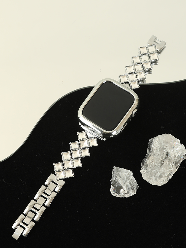 Star Zircon Stainless Steel Band