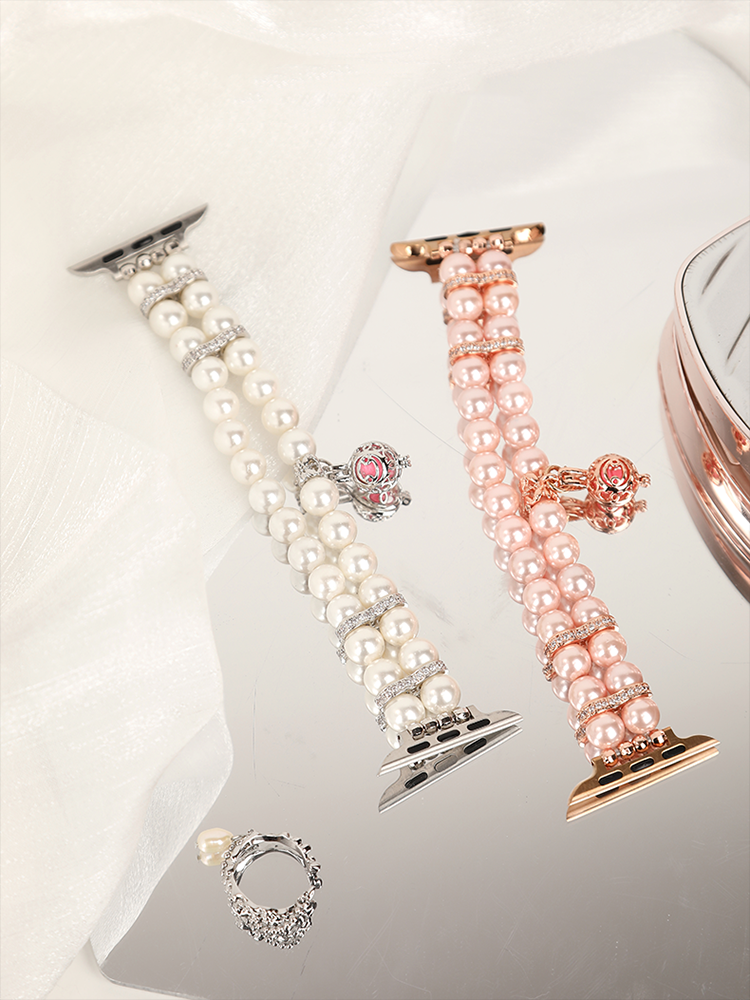 Double Chain Shell Pearl Band for Apple Watch