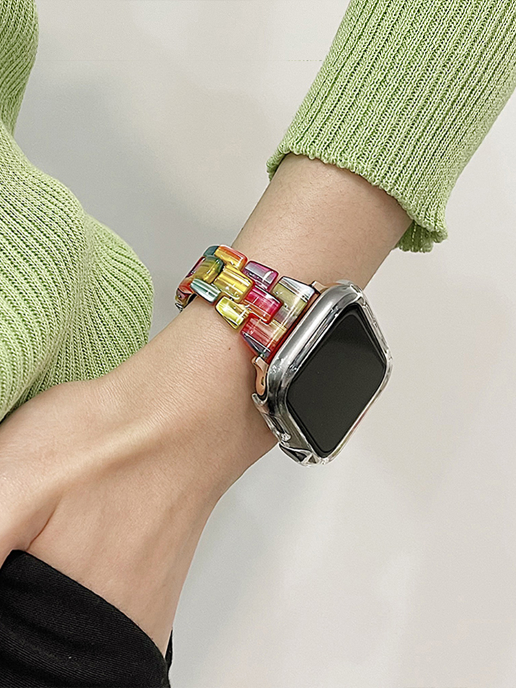Rainbow Shards Resin Band for Apple Watch