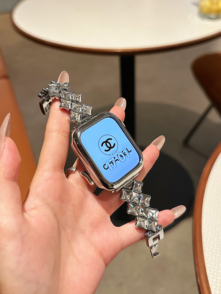 Star Zircon Stainless Steel Band