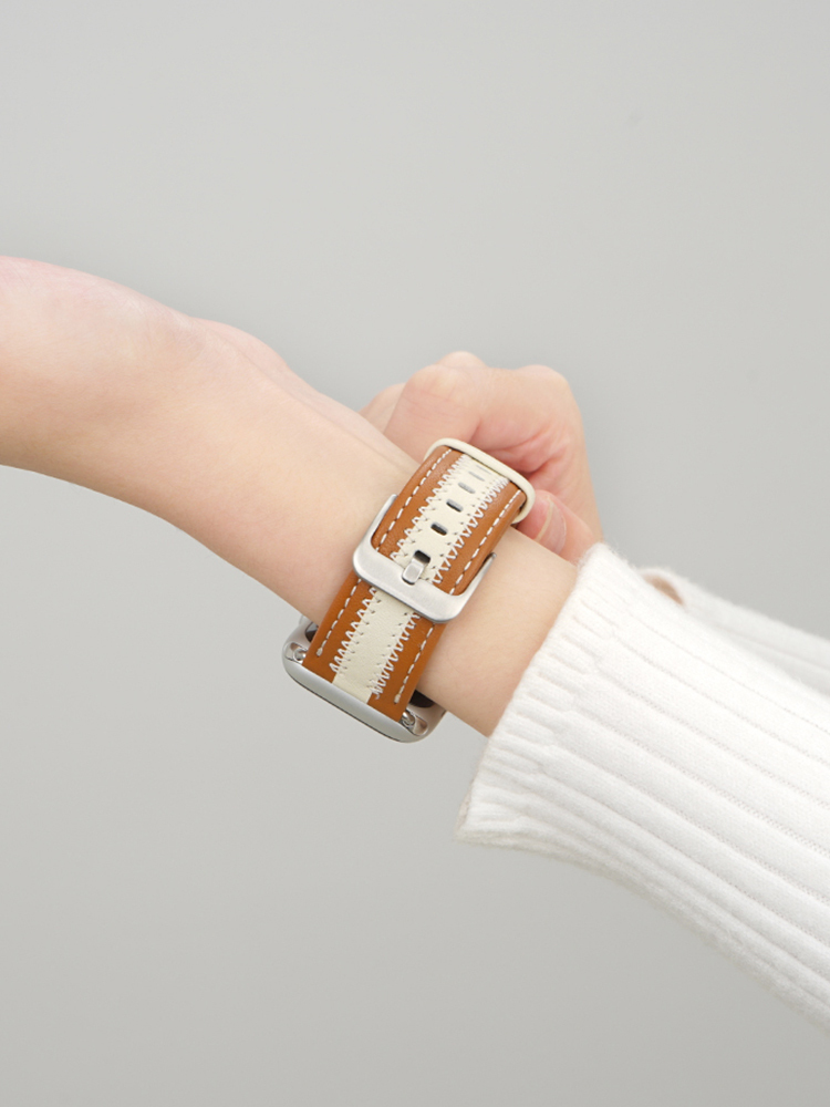 Classic Two Colors Leather Band for Apple Watch