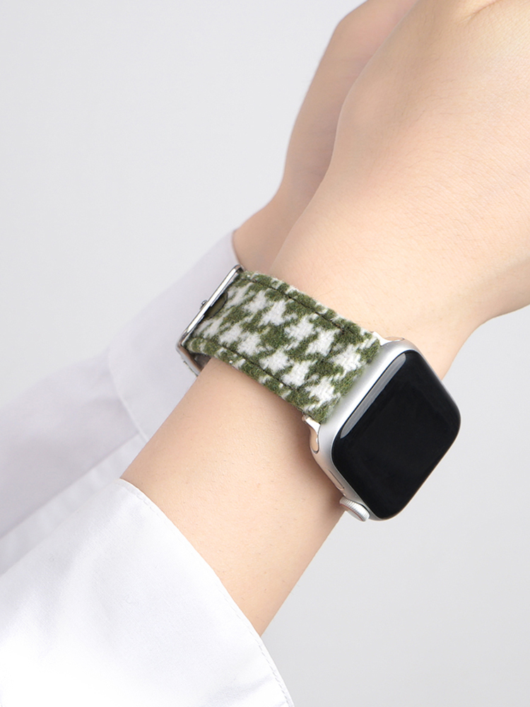 Houndstooth Canvas Band for Apple Watch