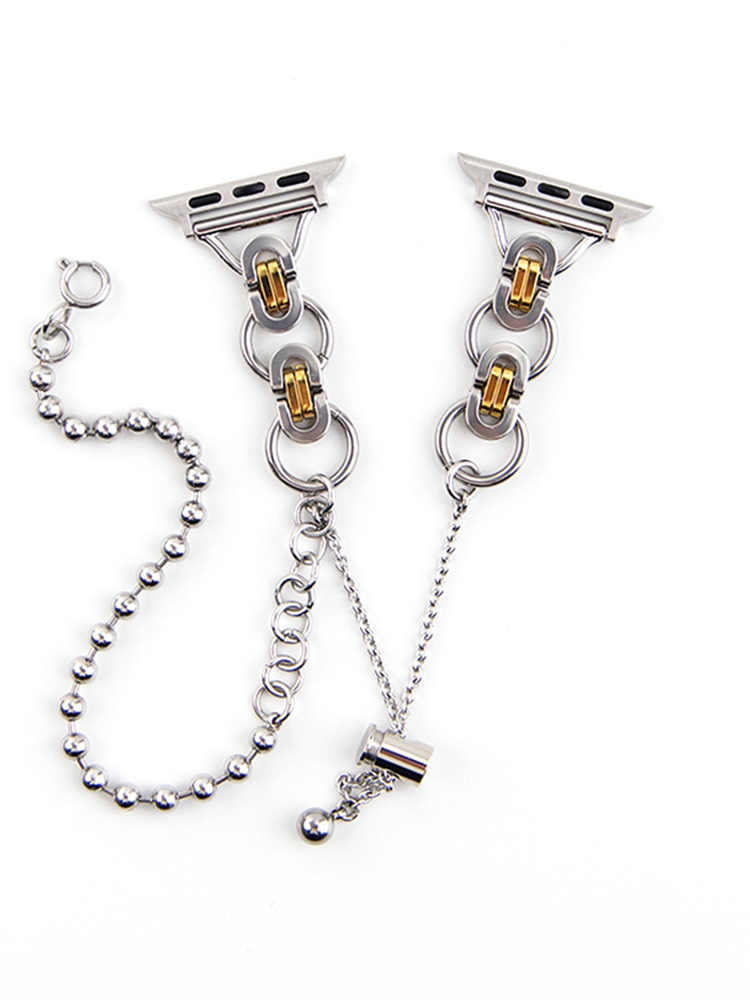 Double Loop Chain Stainless Steel Band for Apple Watch