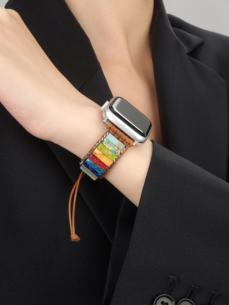 Raw Stone Weaving Band for Apple Watch