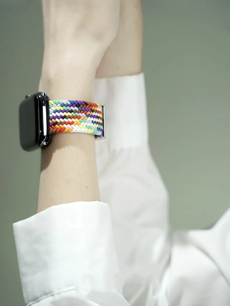 Non-slip Buckle with Nylon Woven Band for Apple Watch