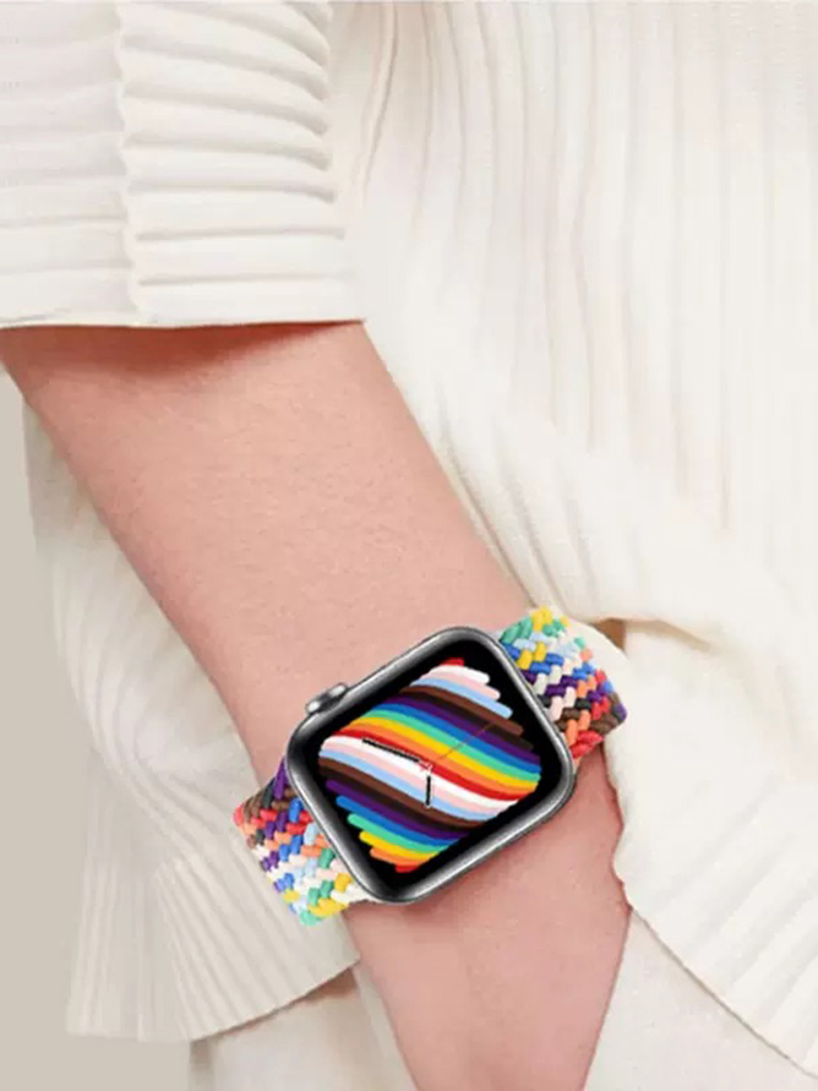 Elastic Braided Nylon Band for Apple Watch