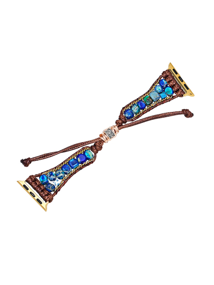 Curve Bohemian Natural Stone Handwoven Band