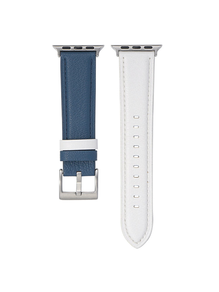 Two Colors Up and Down Leather Band