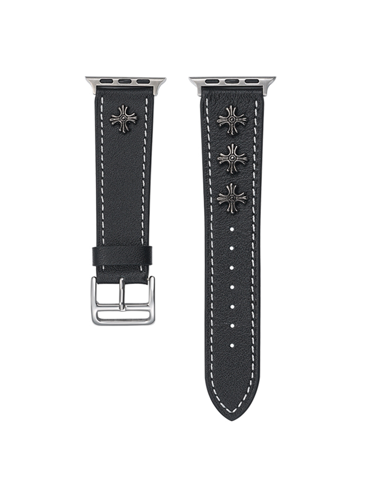 Rivet Decoration Leather Band for Apple Watch