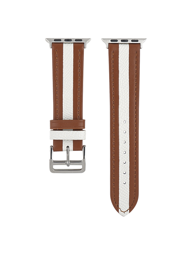 Vertical Stripes Leather Band
